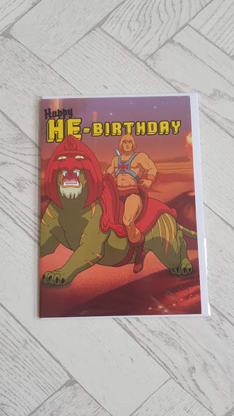 He-Man Birthday Card HE3