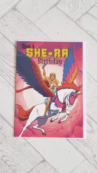 She-Ra Birthday Card SHE2