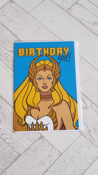 Birthday Girl Card SHE3