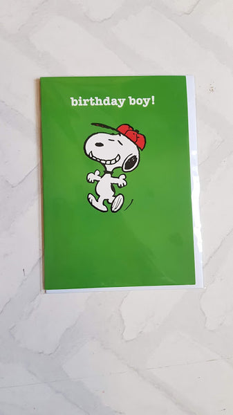 Birthday Boy Card SNOOP2