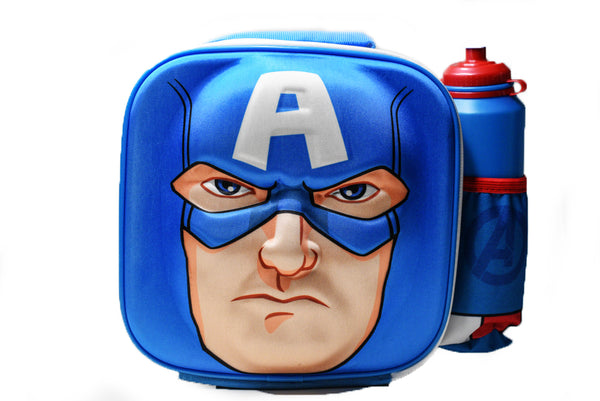 Captain America Lunch Box  - Superhero Lunch Bag