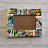 Batman & Robin Frame -  Super Hero - Comic Book -  Decoupage Picture Frame 6"x4" or 7"x5" Gifts for Boys