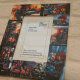 Black Widow Frame -  Super Hero -  Comic Book - Decoupage Picture Frame 6"x4" or 7"x5" Gifts for Boys - Gift for Black Widow Fan