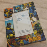 Thanos Frame -  Super Hero - Comic Book - Decoupage Picture Frame 6"x4" or 7"x5" -  Gifts for Boys - Gift for Thanos Fan