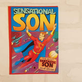 Sensational Son Card - Comic Book Card - Pop Art Card - Card for Him - Card for Son- Card for boys- Superhero Card
