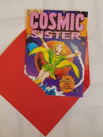 Sister Birthday Card - Comic Book Birthday Card - Pop Art Birthday Card - Card for Sister- Card for Her - Card for Women - Superhero Card