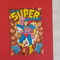 Super Birthday Card - Comic Book Birthday Card - Pop Art Birthday Card - Card for Her - Card for Him - Card for Women - Card for Men