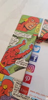 The Flash Frame -  Super Hero -  Comic Book-  Decoupage Picture Frame 6"x4" or 7"x5" Gift for Boys - Gift for Flash Fan