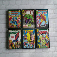 Spiderman Frame - Spiderman Print - Avengers Frames -Superhero Frame - Vintage Style Comic - Spiderman Gift